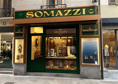 Somazzi Orologeria, clock and watch repair, Lugano, Via Nassa, 